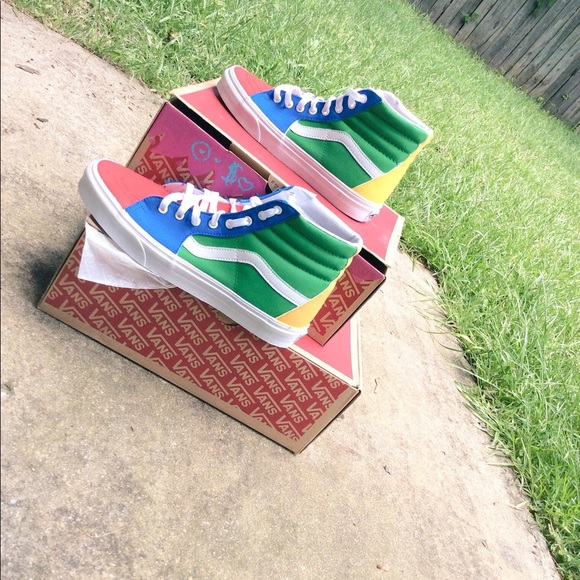 Custom Rainbow Vans - Picture 3 of 3